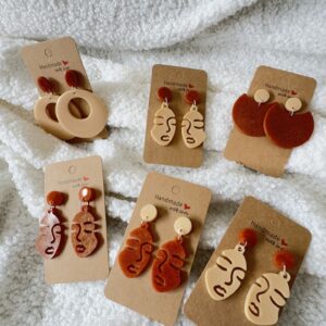 Boucles d'oreilles collection caramel