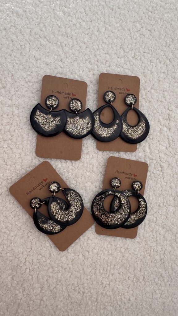 Boucles d'oreilles "Guilers en tenue de soirée"